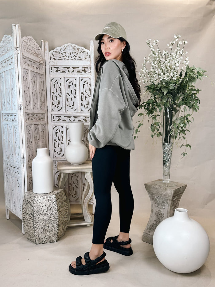 Joah Brown Oversized Zip Hoodie