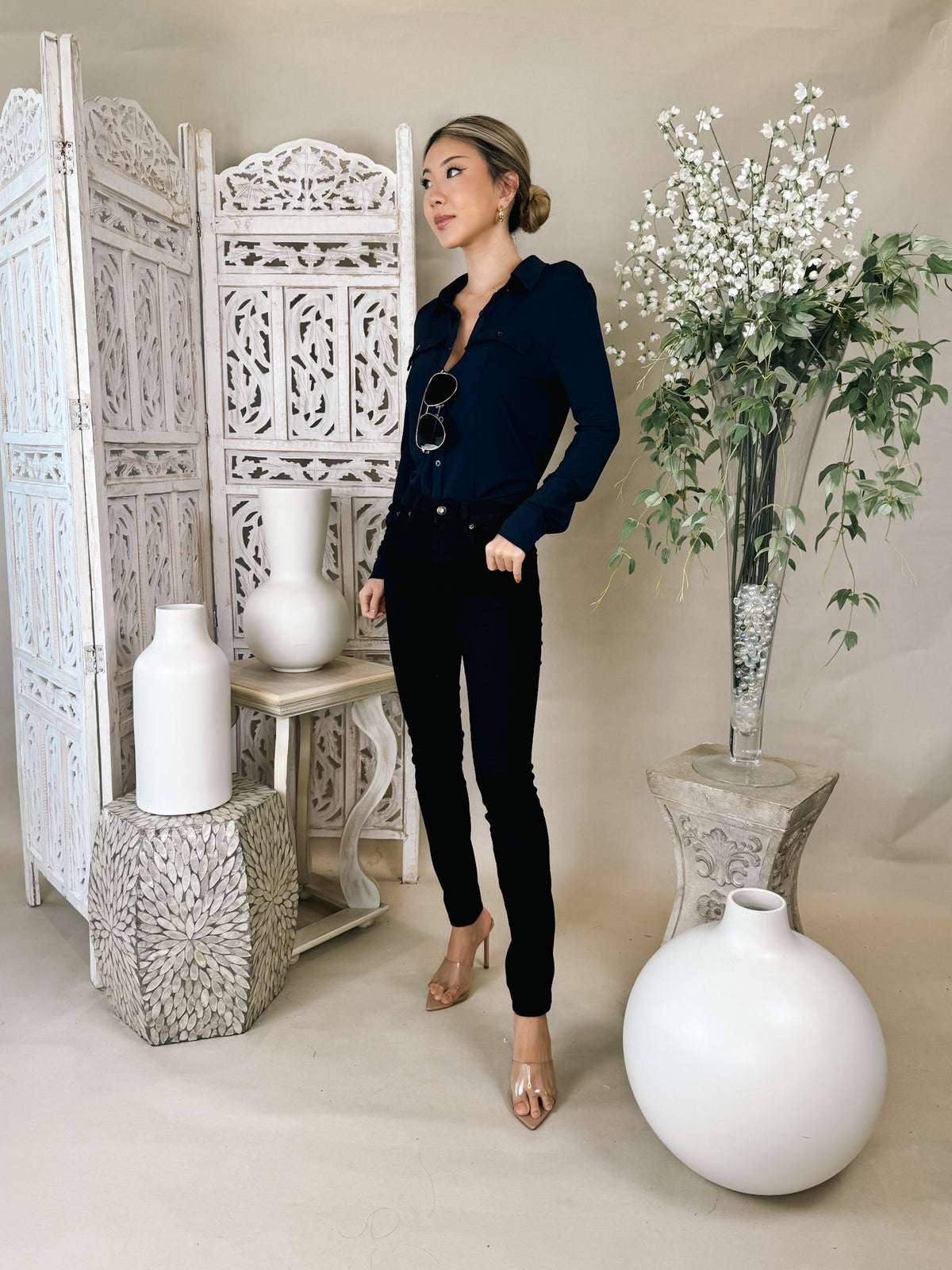 Frame Jersey Button Up Shirt