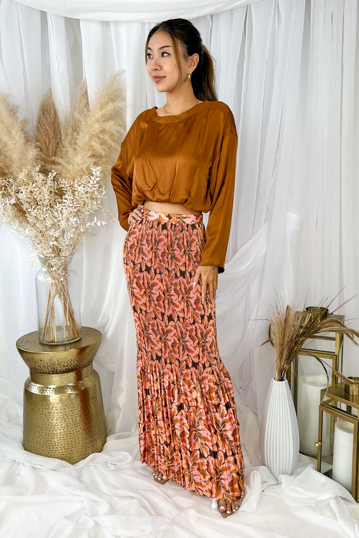 Stillwater Mila L/S Elastic Crop Tee