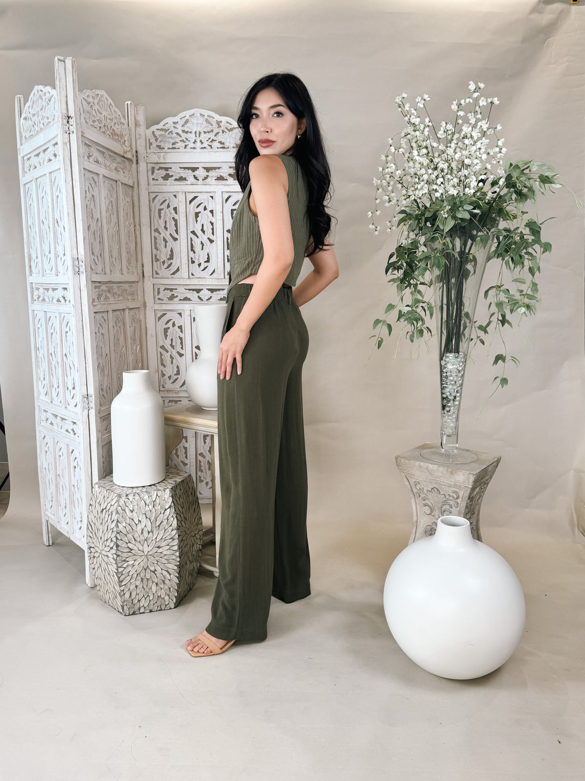 NIA Elizabeth Vest Khaki