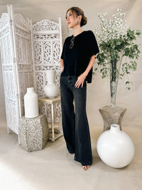 Pistola Jadyn Low Slung Palazzo Jean