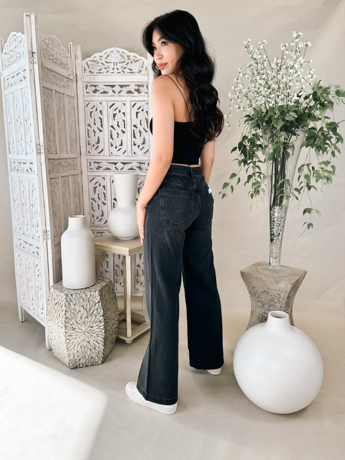 Pistola Jadyn Low Slung Palazzo Jean