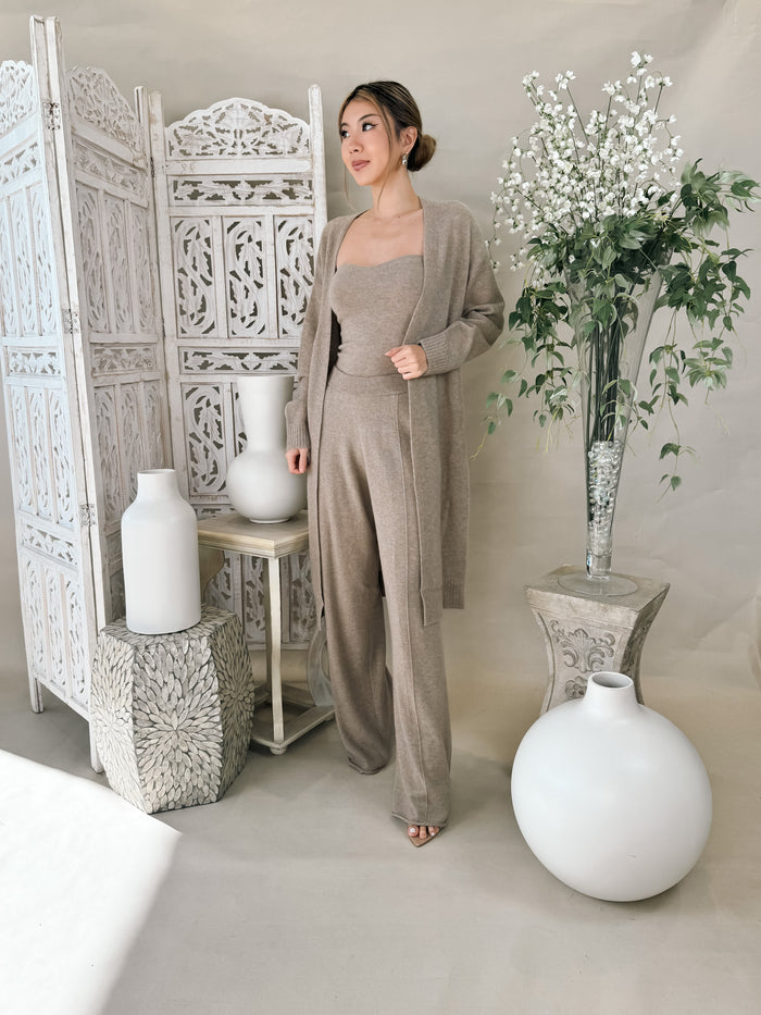 W. Cashmere Mario Open Cardigan
