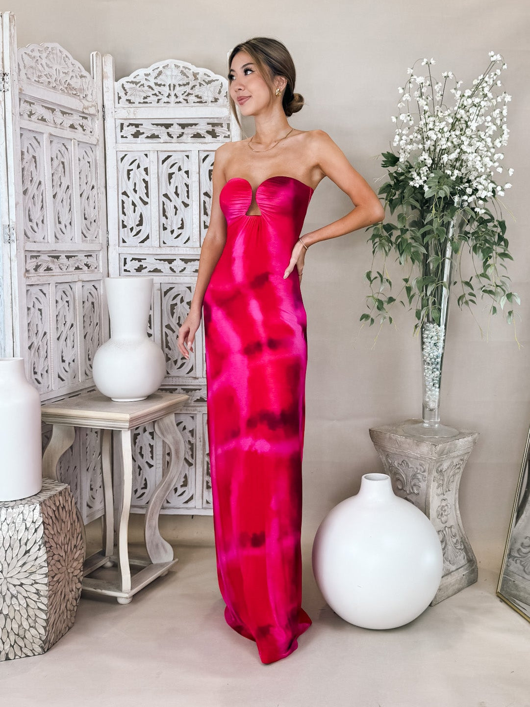 open lace back dress Amanda Uprichard main image 1