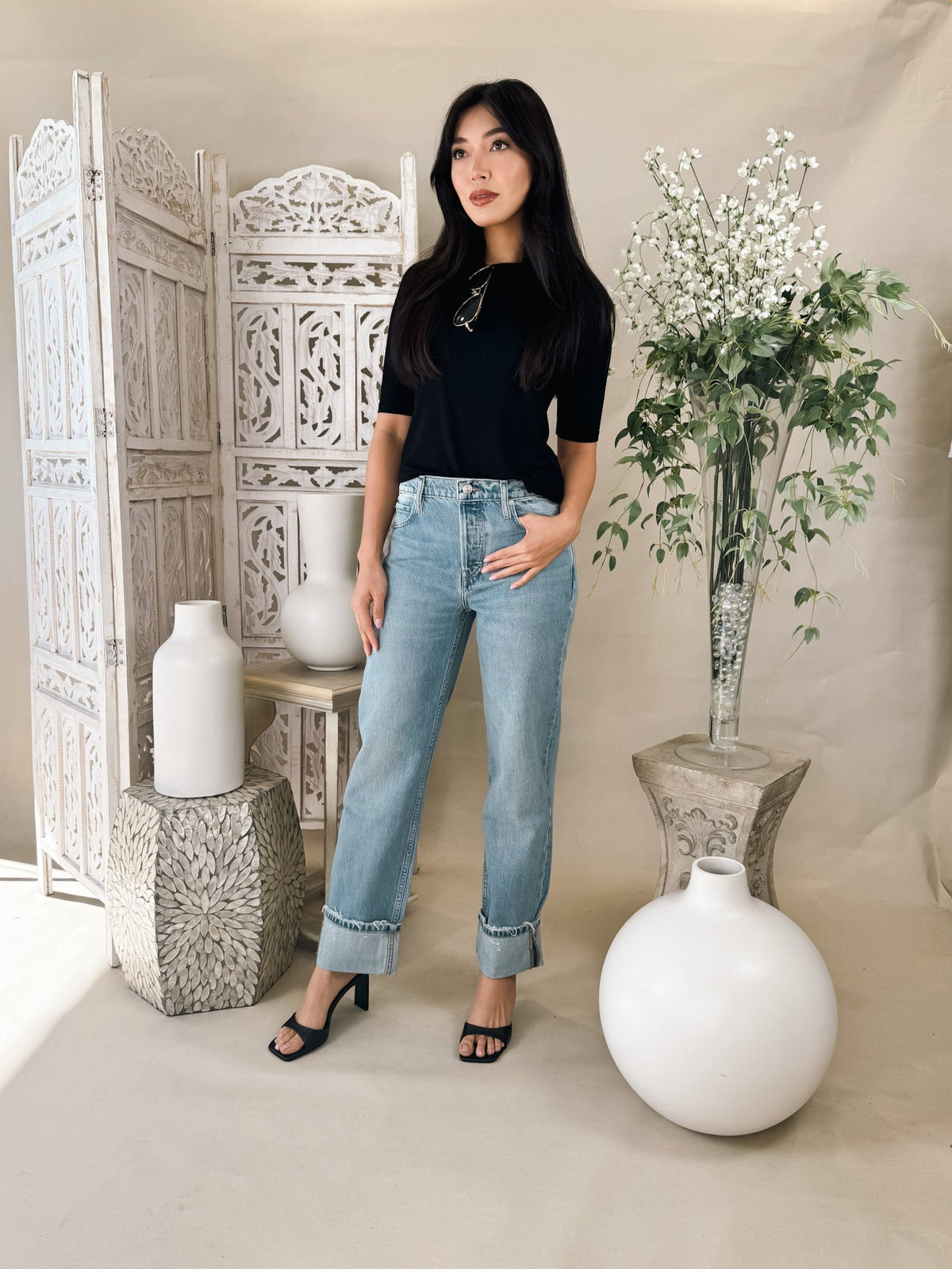 Frame The Slouchy Straight Wide Cuff