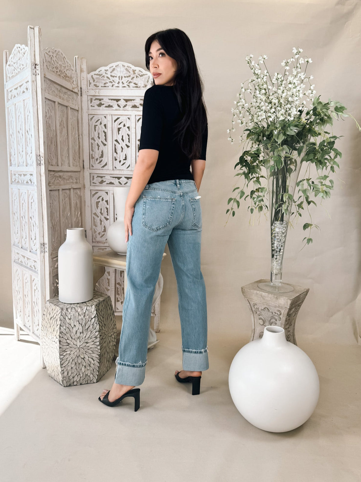 Frame The Slouchy Straight Wide Cuff