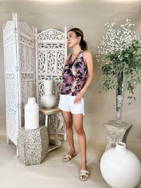 Veronica M Split Neck Tank