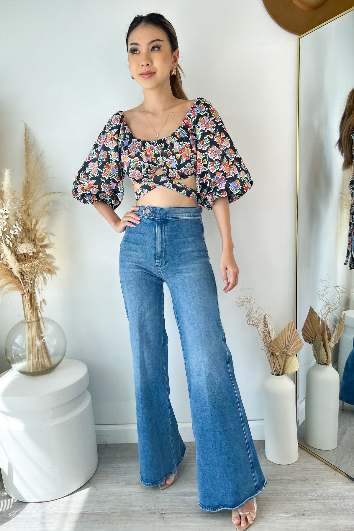 For Love & Lemons Tate Crop Top