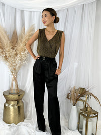 Veronica M Holiday Surplice Top