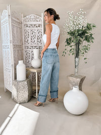 Pistola Ryder High Rise Cuffed Straight