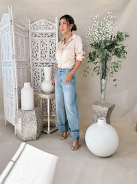 Pistola Ryder High Rise Cuffed Straight