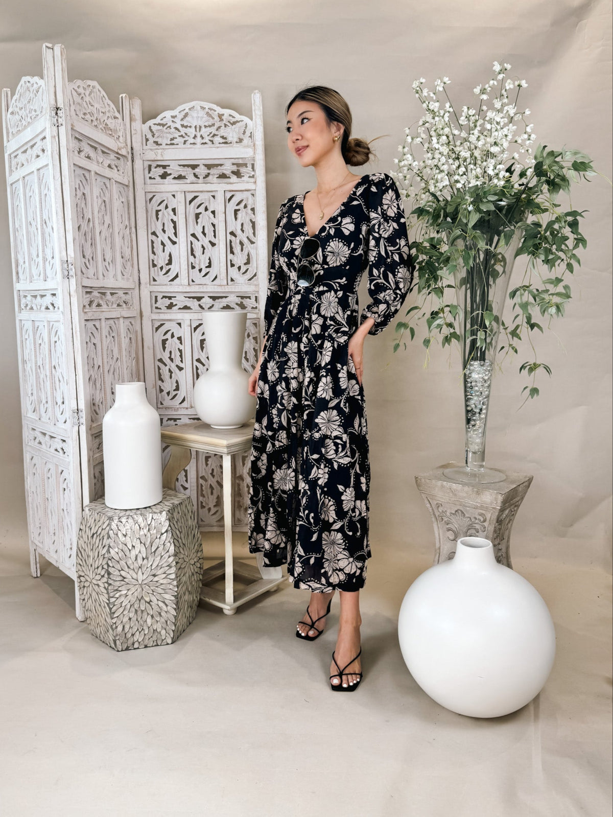 Z Supply Adelina Ari Floral Midi Dress