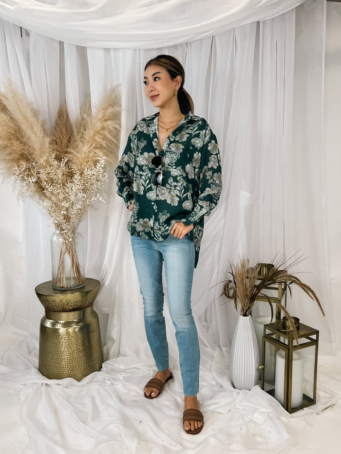 Elan L/S Button Down Top