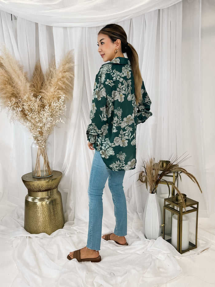 Elan L/S Button Down Top