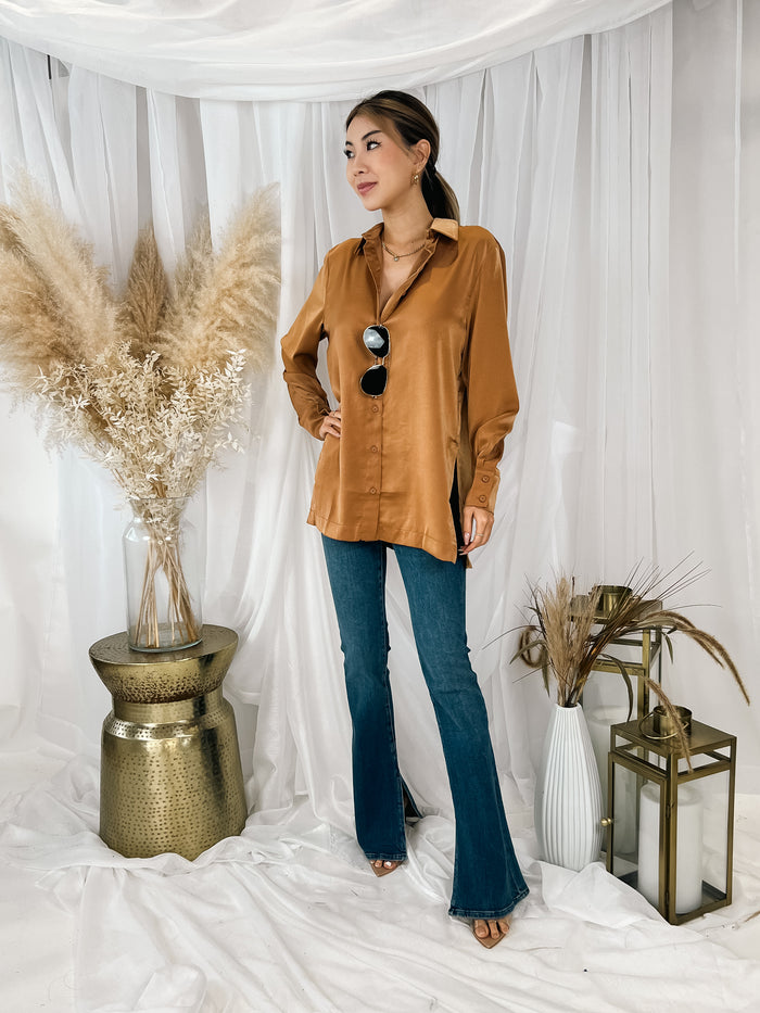 Elan Button Down Top