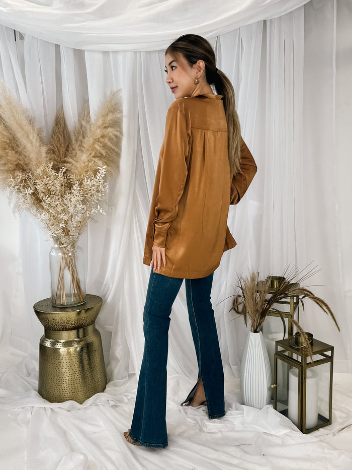 Elan Button Down Top