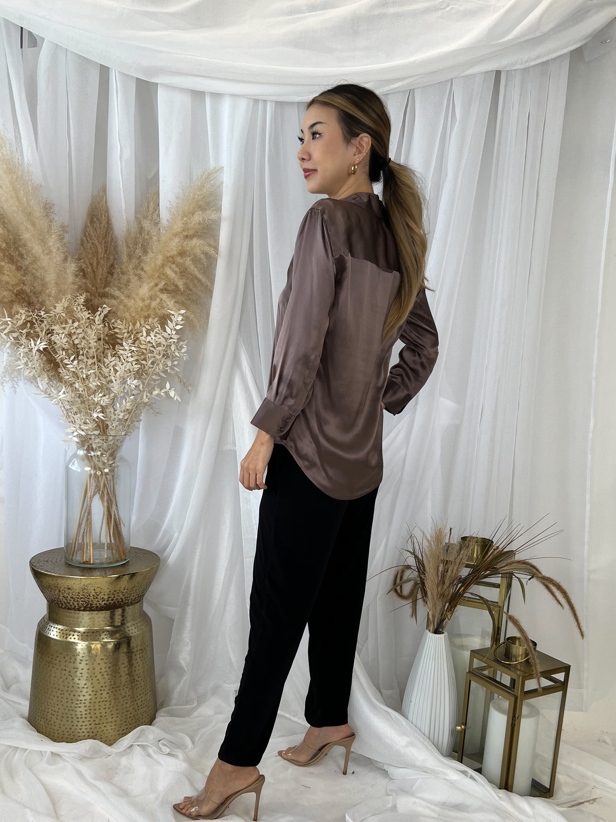 L'Agence Dani 3/4 Sleeve Blouse