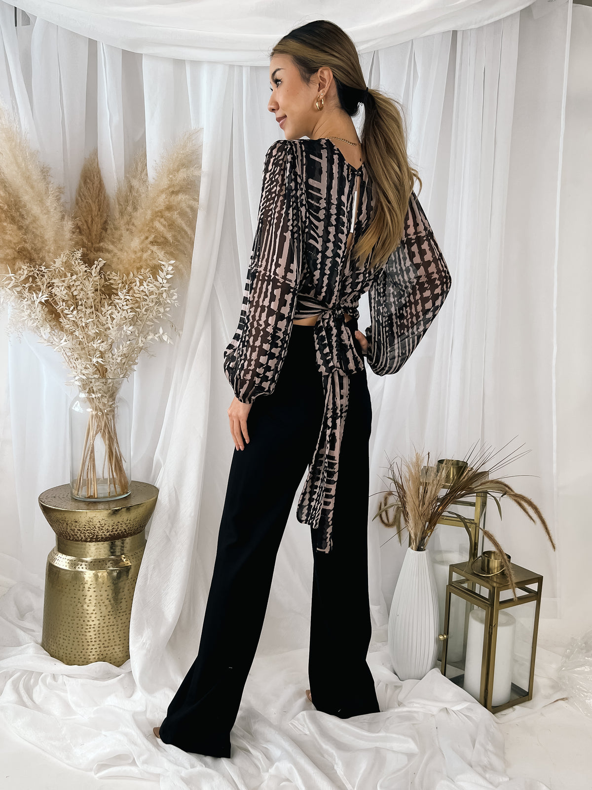 L'Agence Clayton H/R Wide Leg