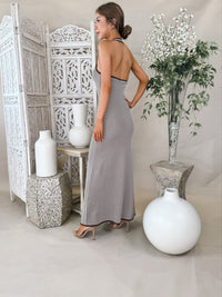 Mon Renn Shoal Knit Halter Dress