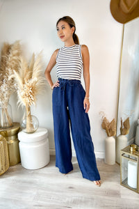 Bella Dahl Drawcord Wide Leg Pant