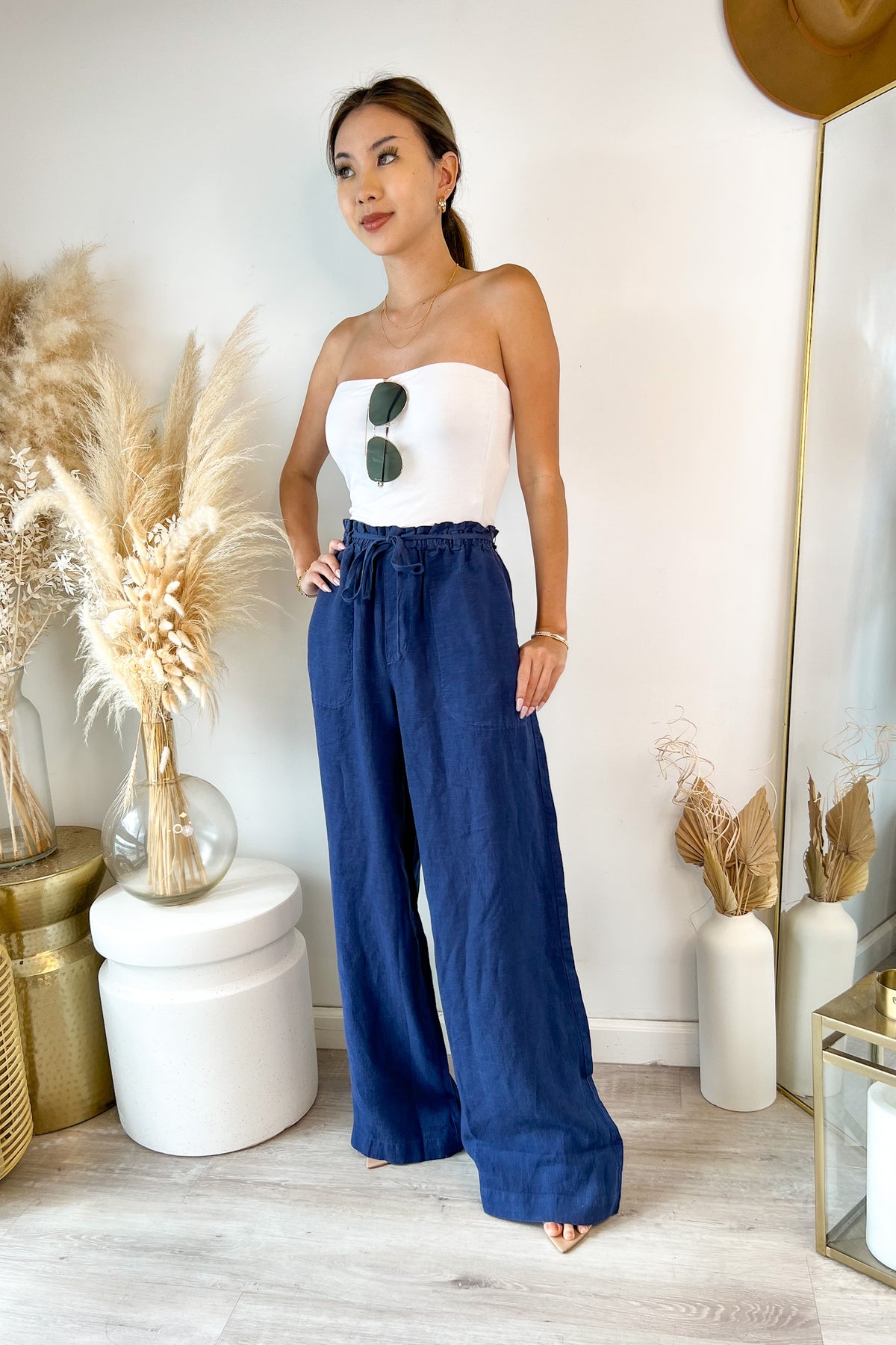 Bella Dahl Drawcord Wide Leg Pant