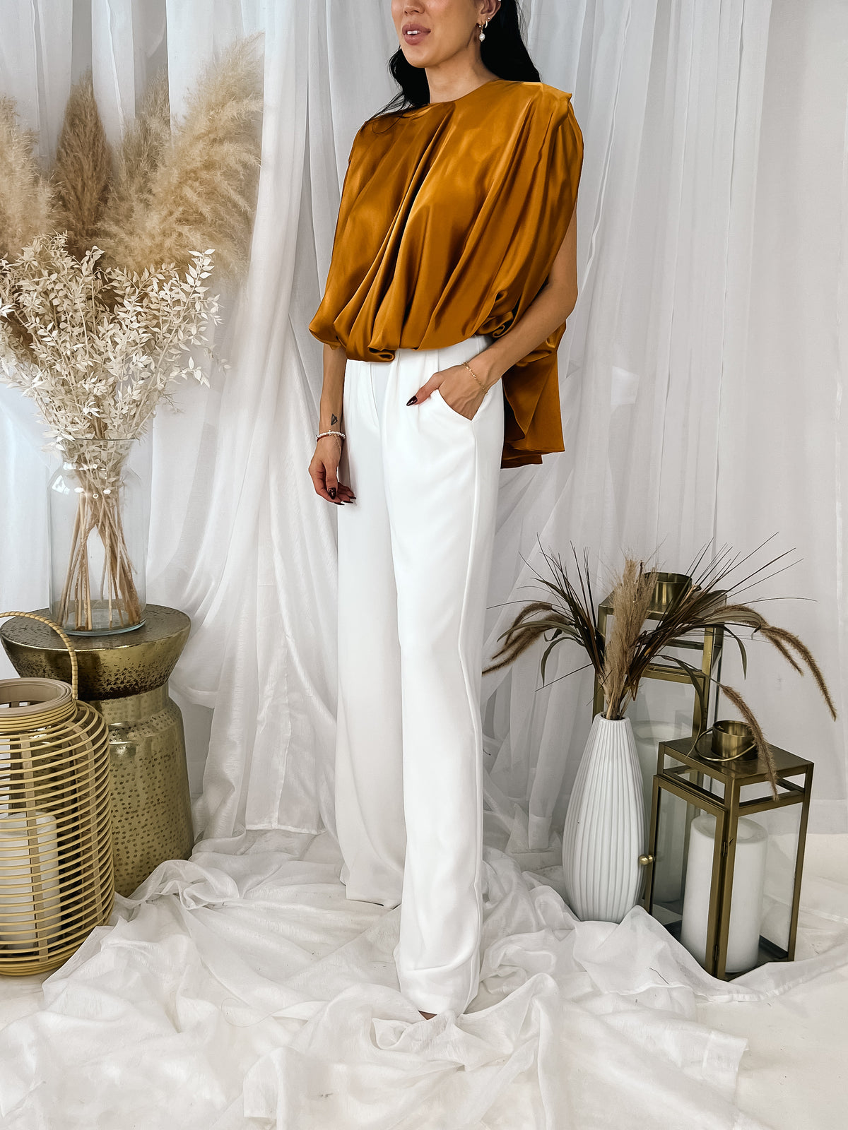 Amanda Uprichard Odessa Silk Top