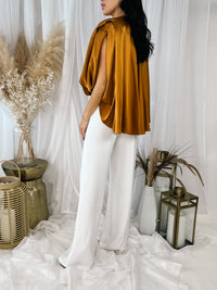 Amanda Uprichard Odessa Silk Top