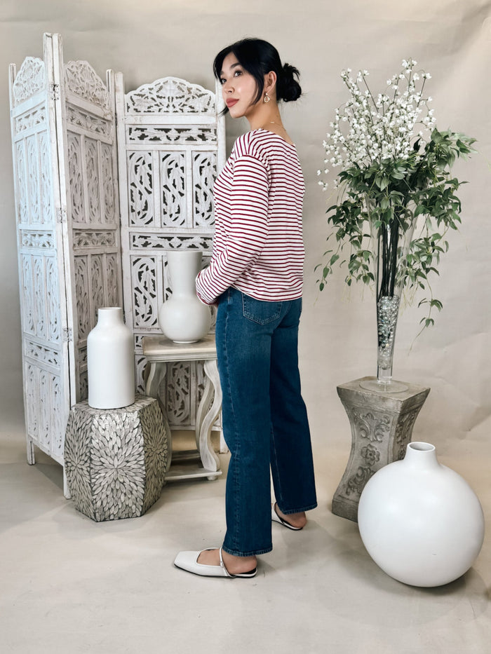 Vir Vita Camille Striped Top