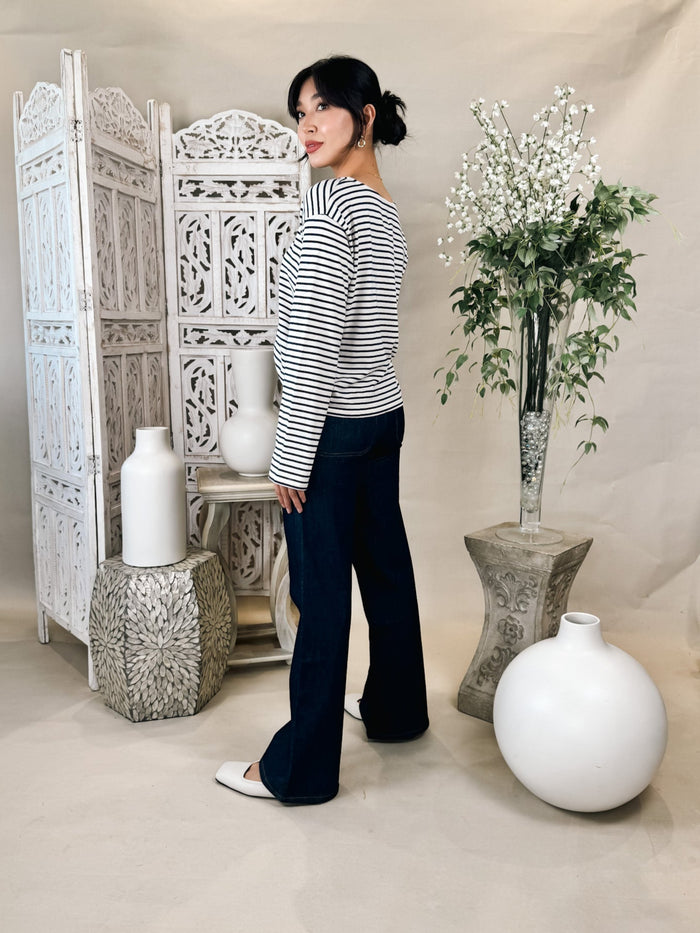 Vir Vita Camille Striped Top