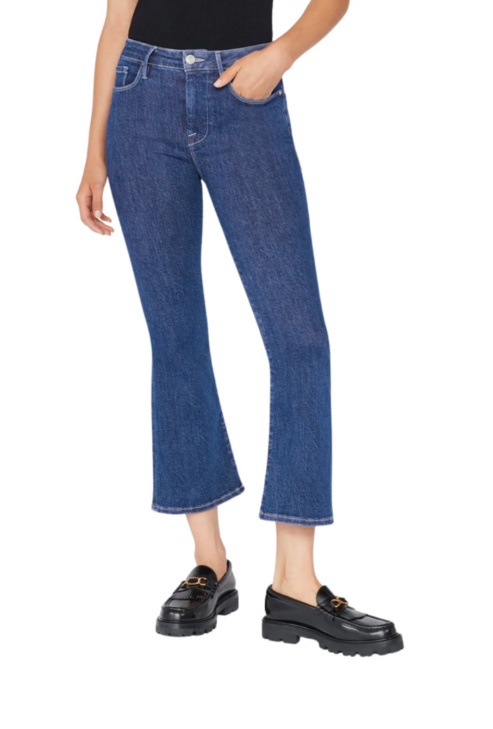 Frame Le One Crop Mini Boot Jean