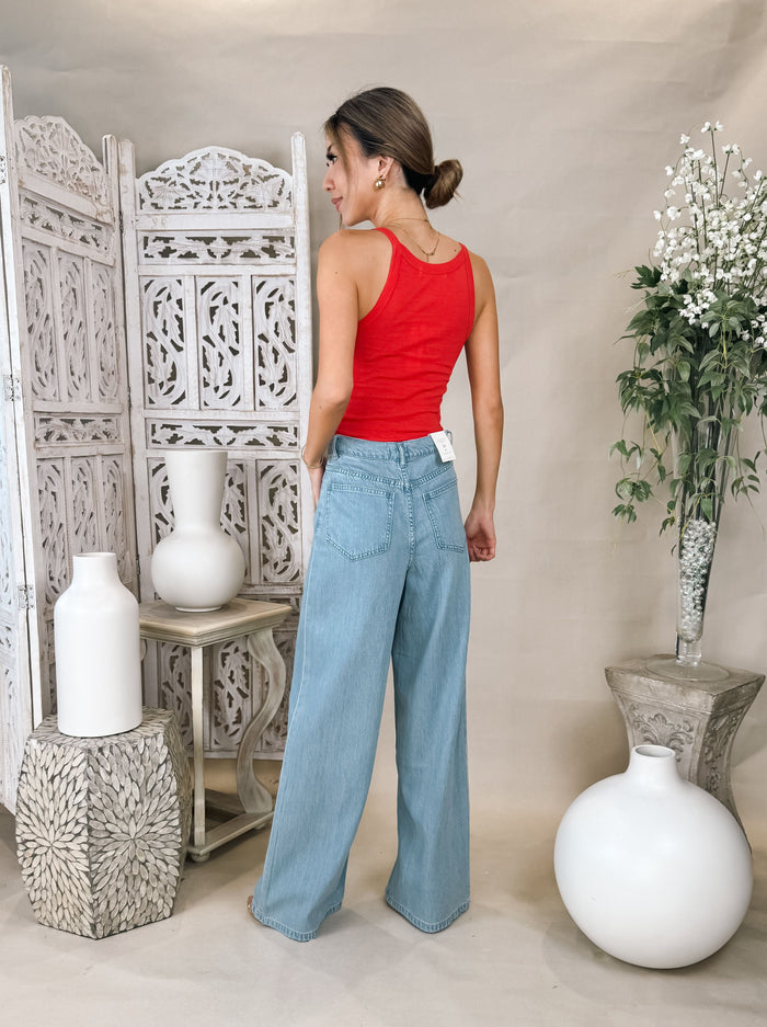 perfectwhitetee Lennox Rib Tank