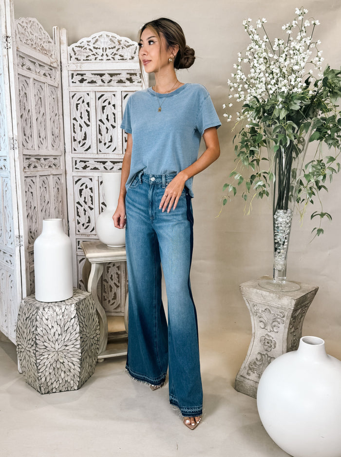 Paige Portia Released Seam Undone Hem Jean