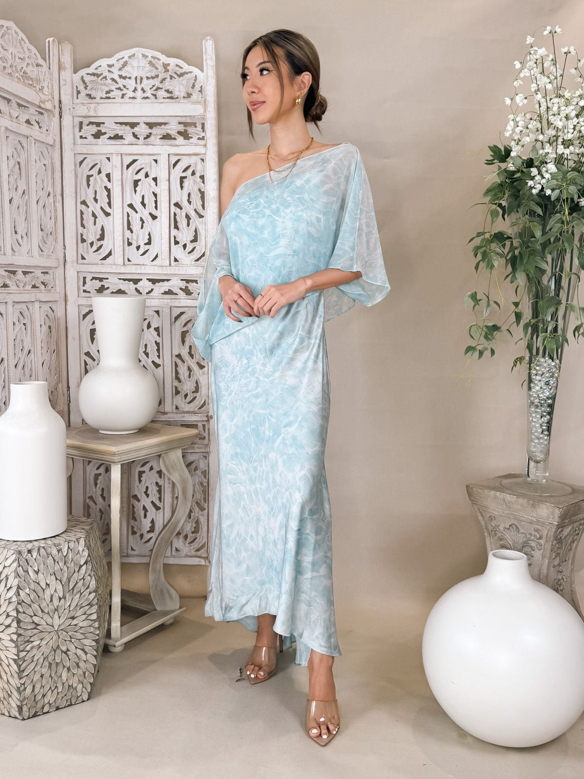 blue misa dress Dalena inspired hem Color:Light Yellow Print* christmas gift Maxi dress City Studios Juniors' Strapless