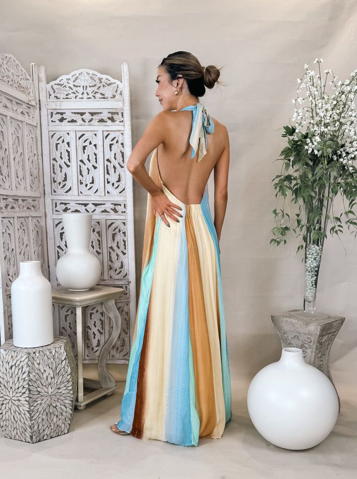 Dress To Nook Lurex Maxi Dress