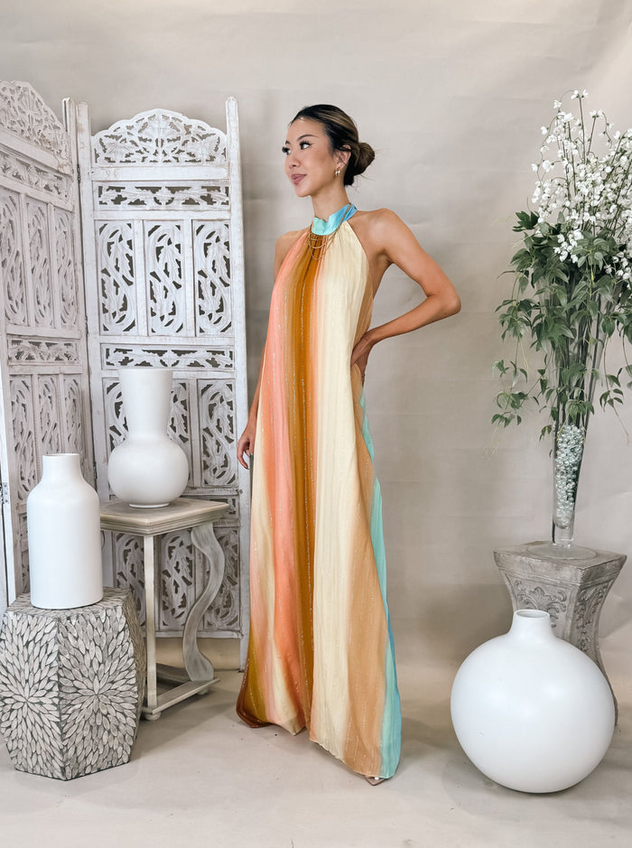 Dress To Nook Lurex Maxi Dress