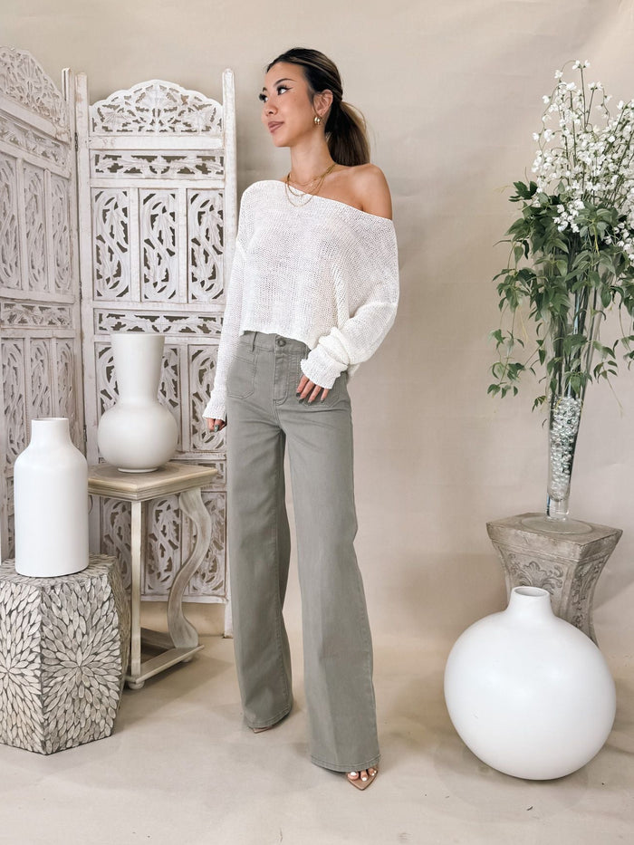 Frame Le Slim Palazzo Modernist Jean