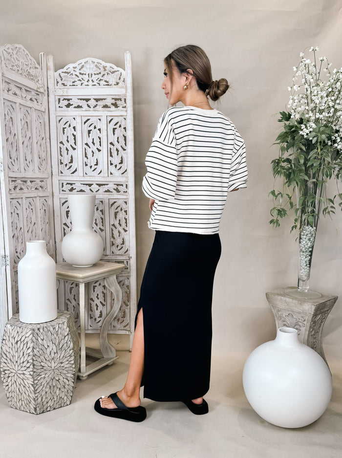 perfectwhitetee Niall French Terry Oversized Crew