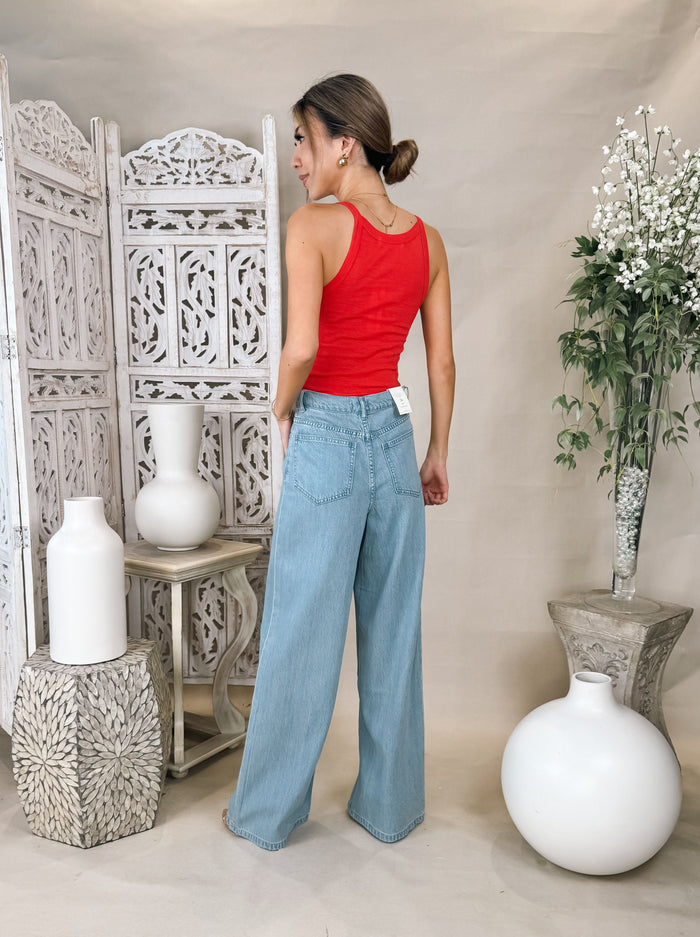 Z Supply Mia Loose Wide Leg Denim