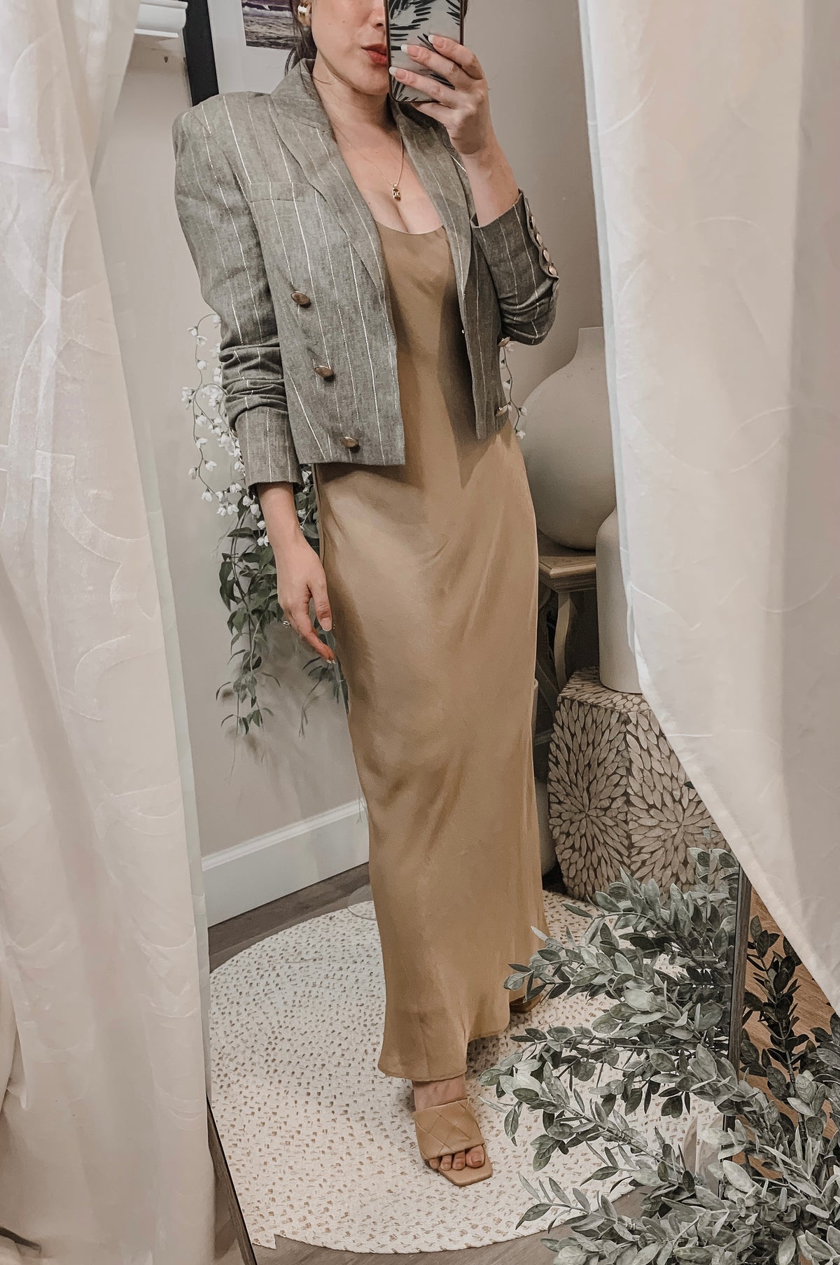 L'Agence Inez Crop Blazer