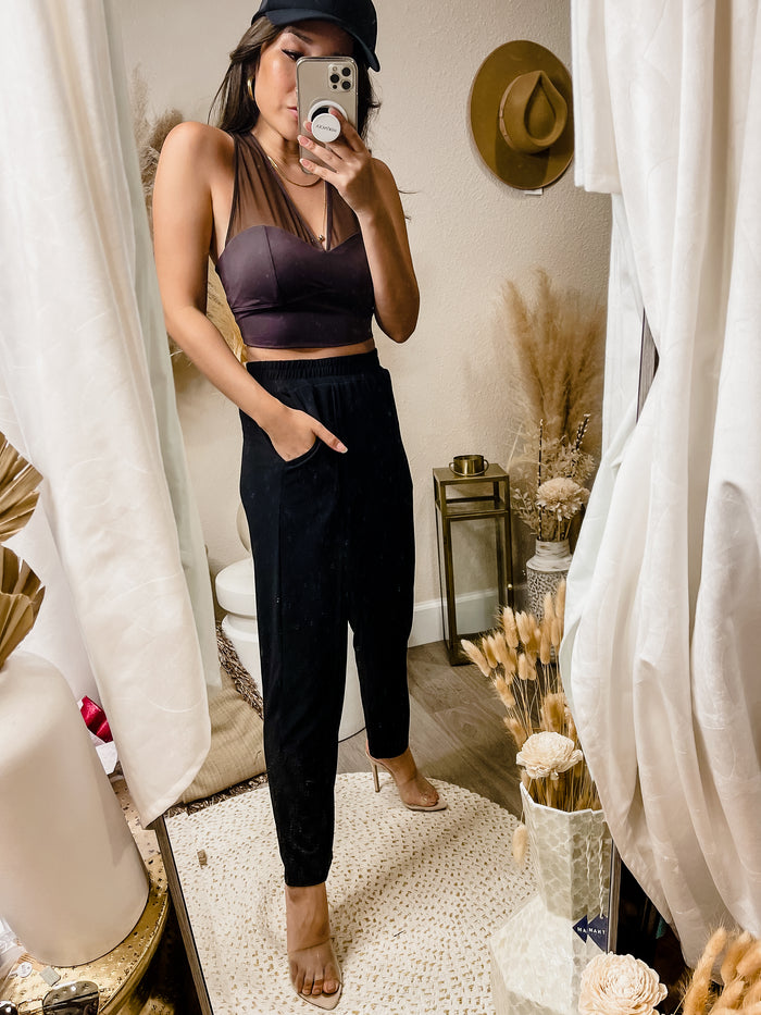 Lanston Sierra Mesh Panel Bra