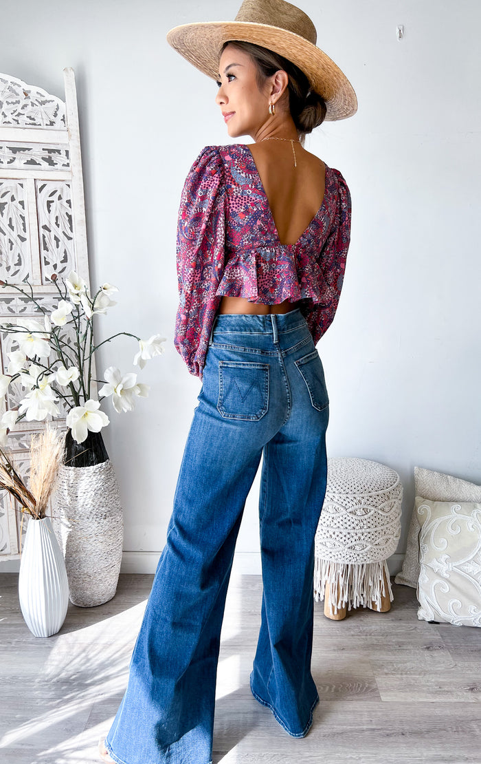 For Love & Lemons Tonya Crop Top