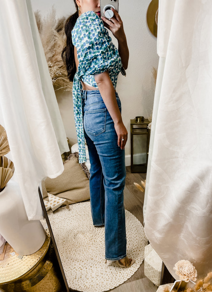 Karina Grimaldi Paros Print Top