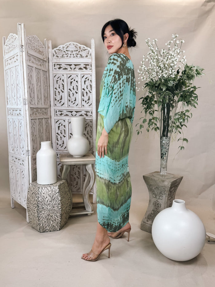 YFB Siren Chiffon Midi Dress