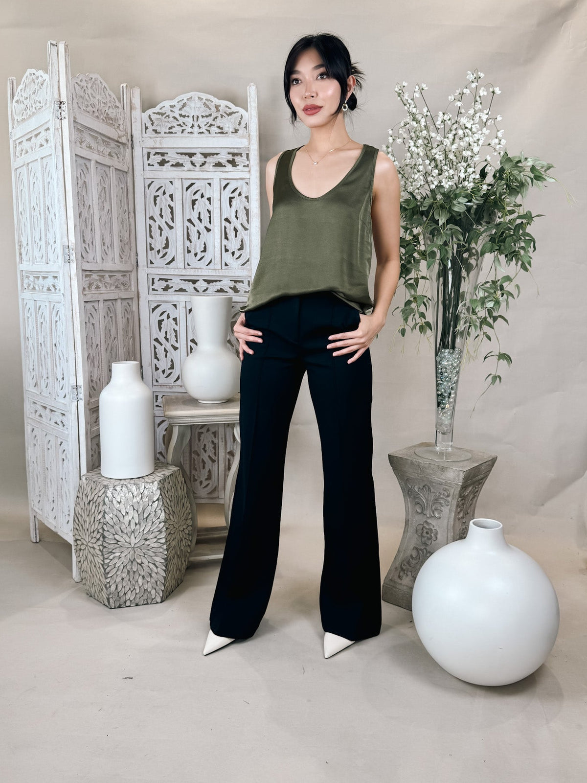 Commando Neoprene CEO Wide Leg Trouser