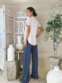 Veronica M Wide Leg Pant Wide Band