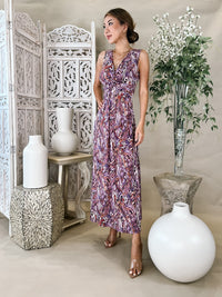 Veronica M Twist S/L Maxi Dress