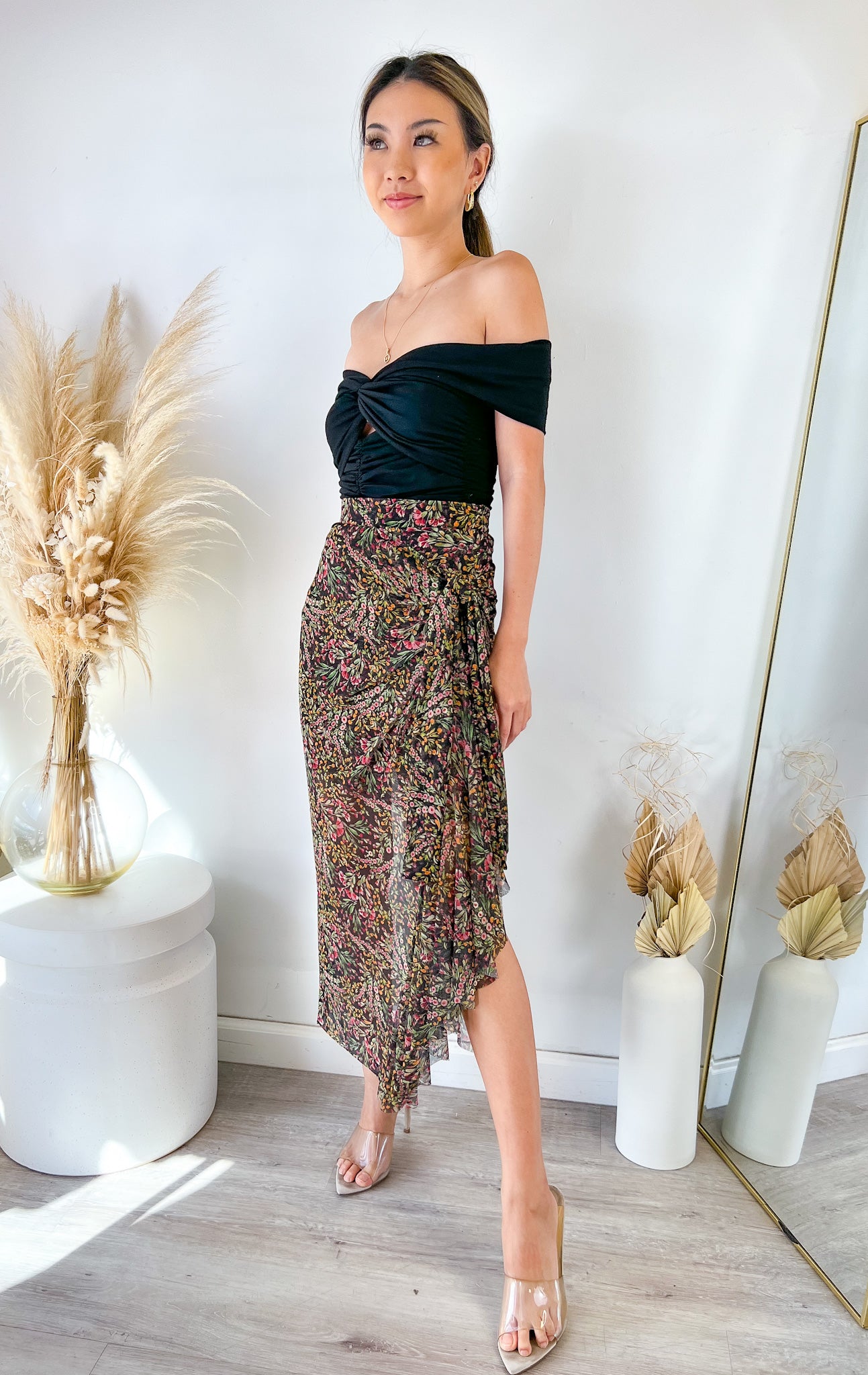 Jaspre cheetah skirt hotsell