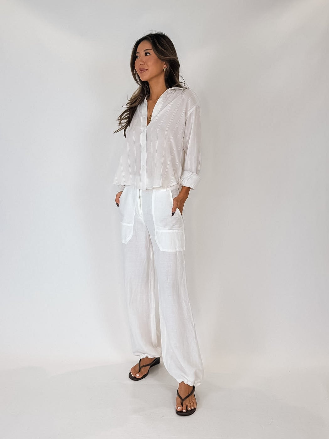 Splendid Jaylei Stripe Button Down