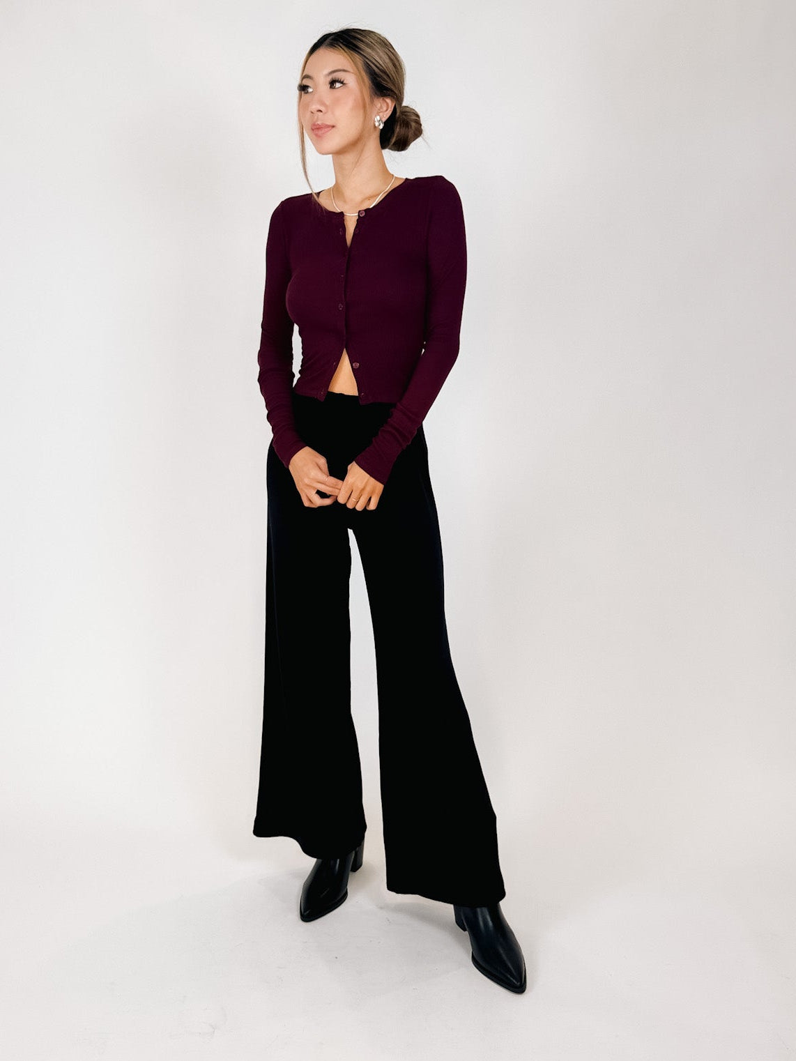 Enza Costa Silk Rib Essential Cardigan