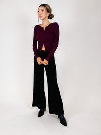 Enza Costa Silk Rib Essential Cardigan